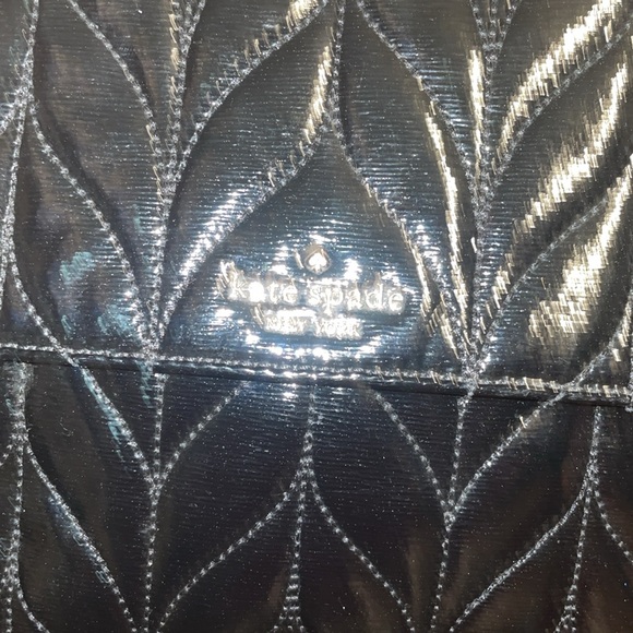 •KATE SPADE•BLACK BRIAR LANE QUILTED BRAYDEN SATCHEL BAG EUC - Picture 6 of 9